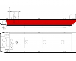 RDM080  –  ‘Daphne’ 12m Work Barge for Hobart